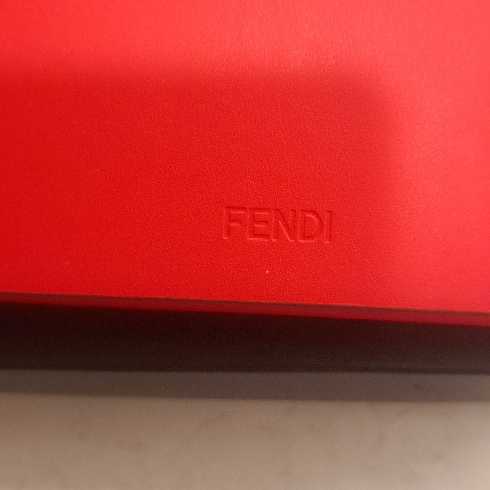 Fendi Vibrant Red and Black Accessory